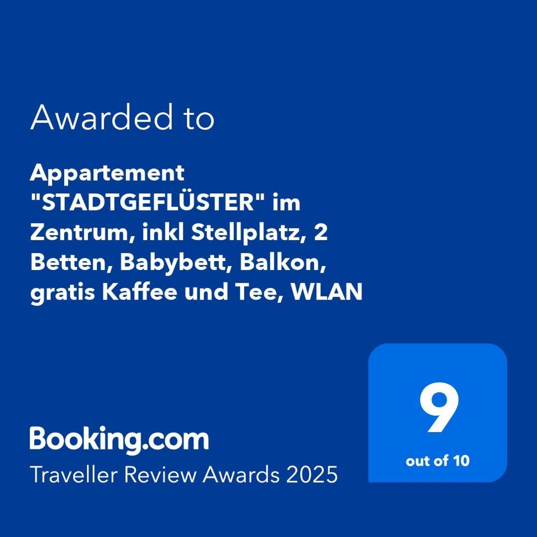 Appartement "Stadtgefluester" Im Zentrum, Inkl Stellplatz, 2 Betten, Babybett, Balkon, Gratis Kaffee Und Tee, Wlan Bautzen Eksteriør bilde